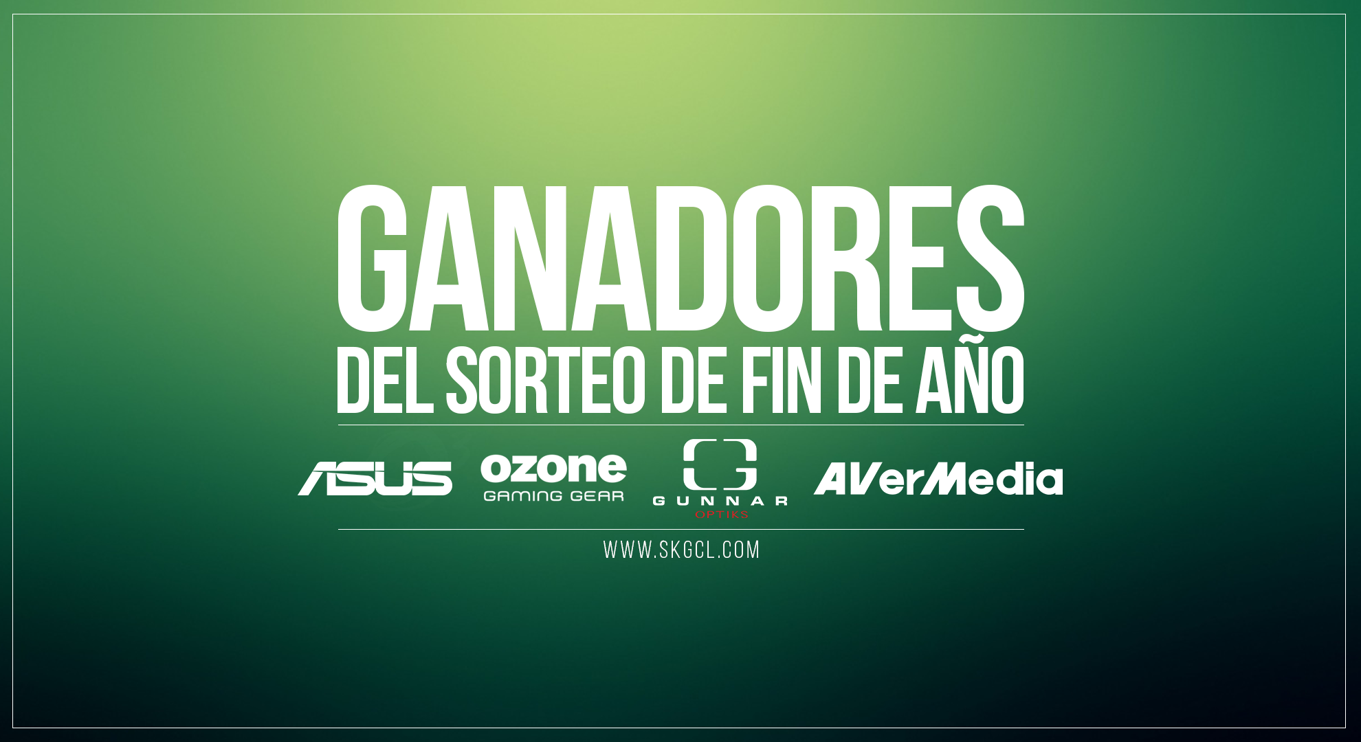 Conoce a los ganadores de nuestro sorteo de Fin de Año