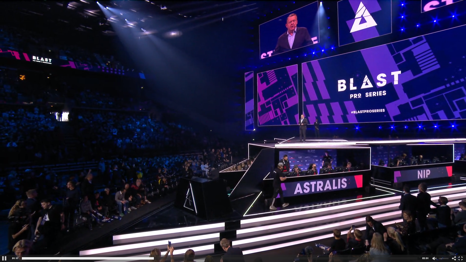 El primer ministro de Dinamarca, reconoció a los esports como un deporte durante el BLAST Pro Series