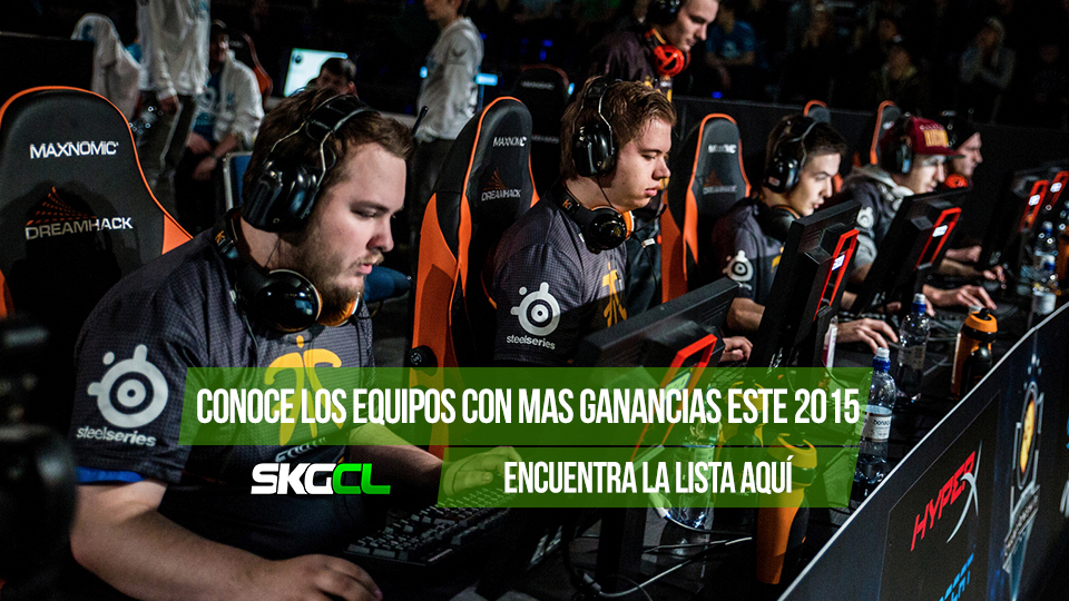 Conoce los equipos de CS:GO que más dinero generaron este 2015