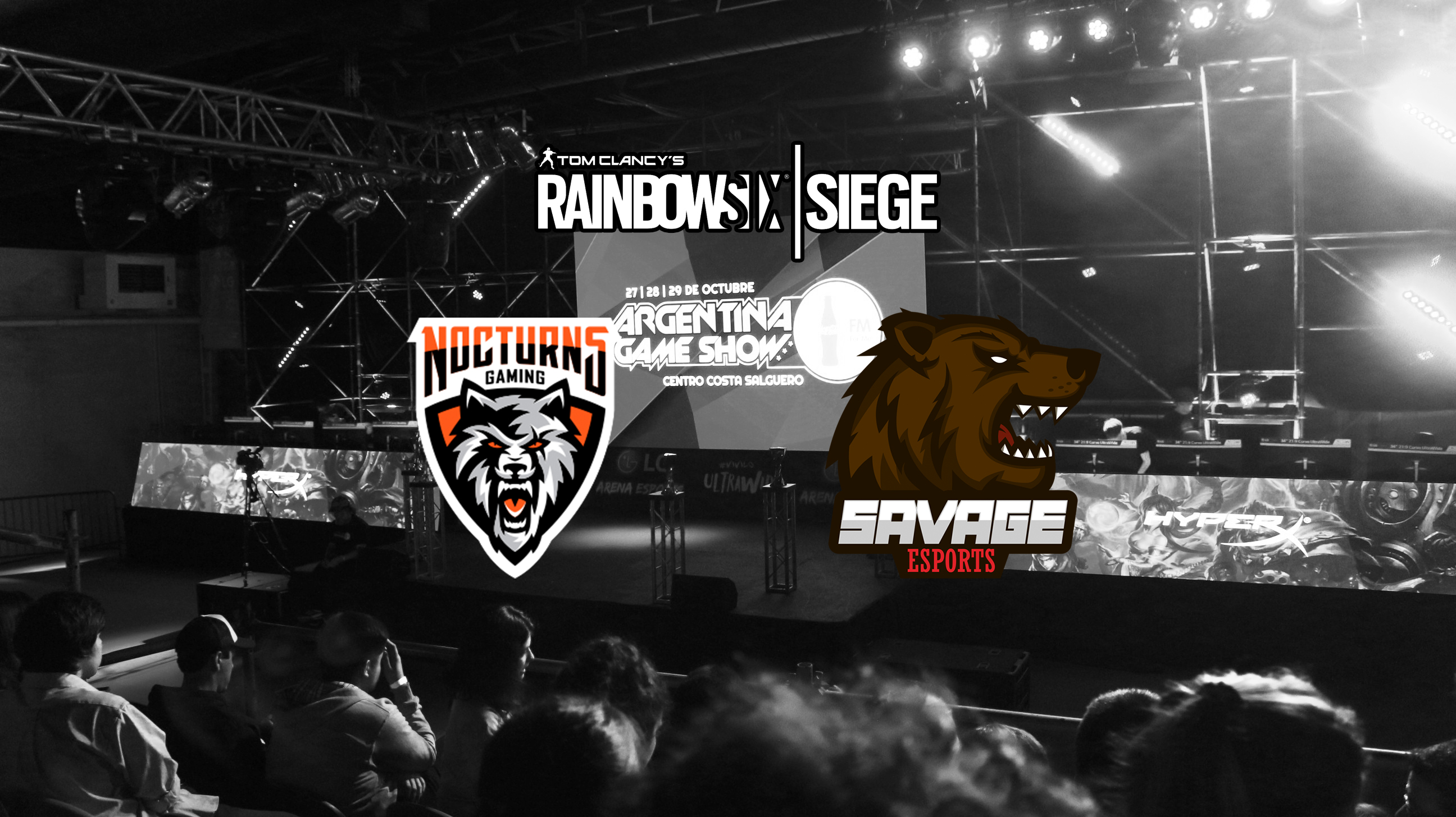 Nocturns Gaming y Savage Esports clasificados a la gran final en la Argentina Game Show 2018