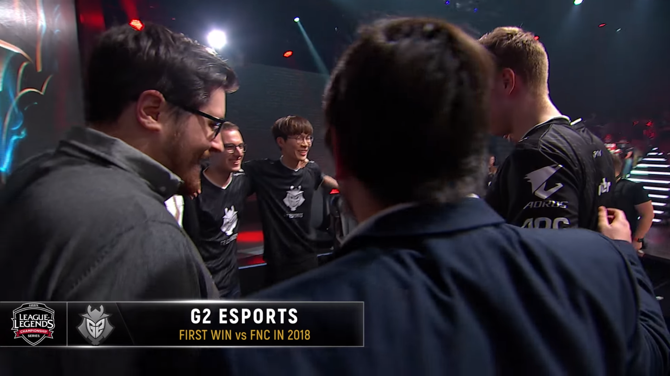 G2 se mantiene invicto luego de derrotar a Fnatic en la LCS Europea