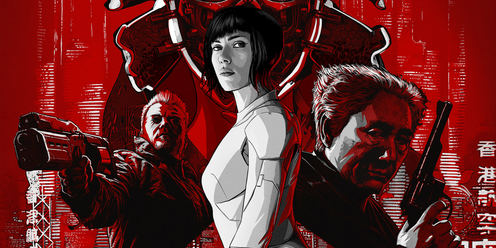 Ghost in the Shell publica un póster exclusivo para Japón y tres nuevos teasers
