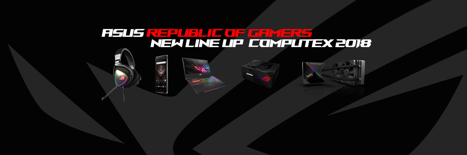 Conoce la nueva línea de productos de ASUS Republic of Gamers