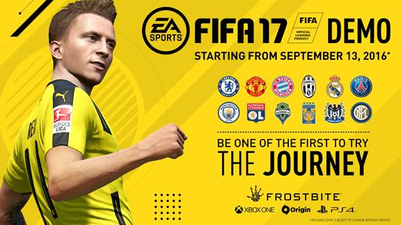 ¡El demo de FIFA 2017 ya se encuentra disponible!