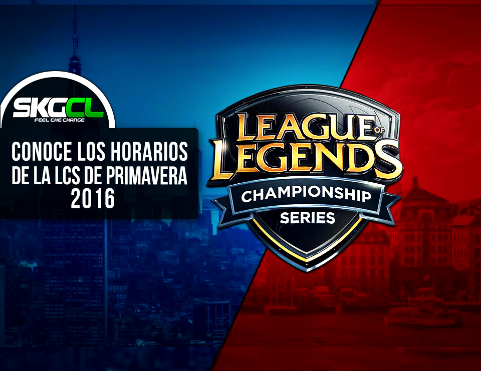 Conoce los horarios de la LCS Spring Split 2016