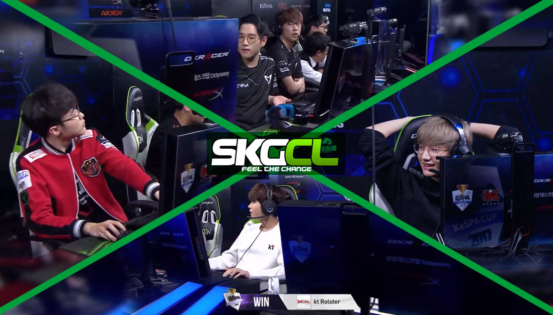SKT T1 y Samsung Galaxy eliminados de la Kespa Cup 2017, KT Rolster y Longzhu Gaming en la final