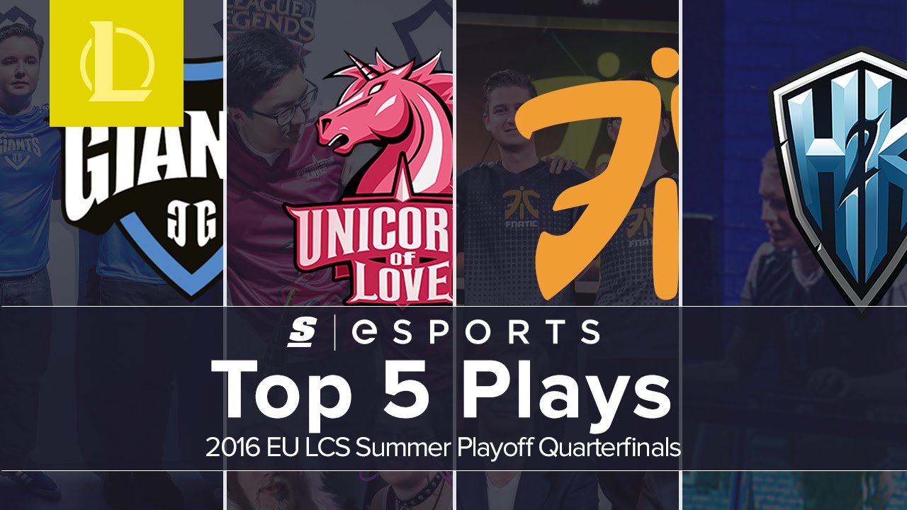 Mira el Top 5 jugadas realizada en la EU LCS Summer Playoff Quarterfinals 2016