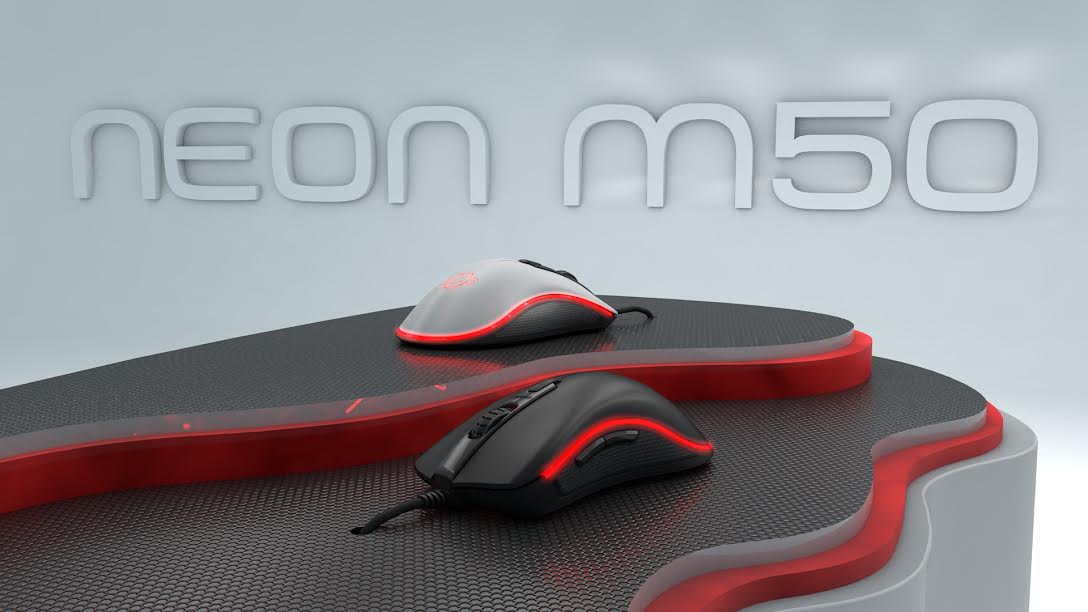 ¡Mouse Neon M50, lo último de Ozone en control y precisión!