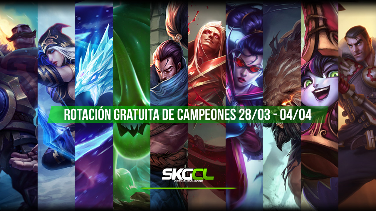 Rotación de Campeones gratuita | 28/03 – 04/04