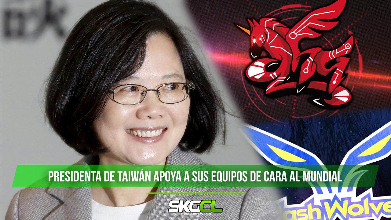 Presidenta de Taiwán apoya a sus equipos de cara al World Championship de League of Legends