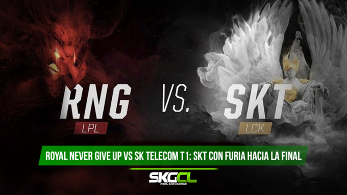 ROYAL NEVER GIVE UP vs SK TELECOM T1: SKT con furia hacia la final