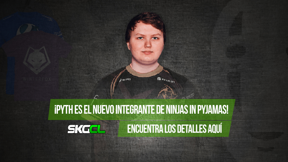 ¡Pyth es el nuevo integrante de Ninjas in Pyjamas!