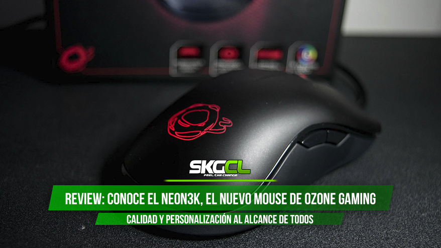 ¡Tuvimos en nuestras manos el Neon3K, conoce el nuevo mouse de Ozone Gaming!