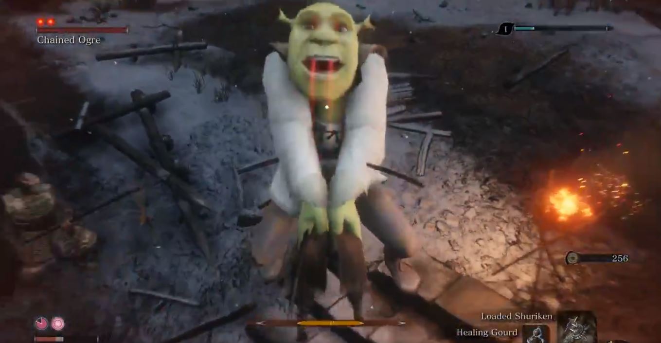 Shrek invade Sekiro: Shadows Die Twice con este bizarro mod