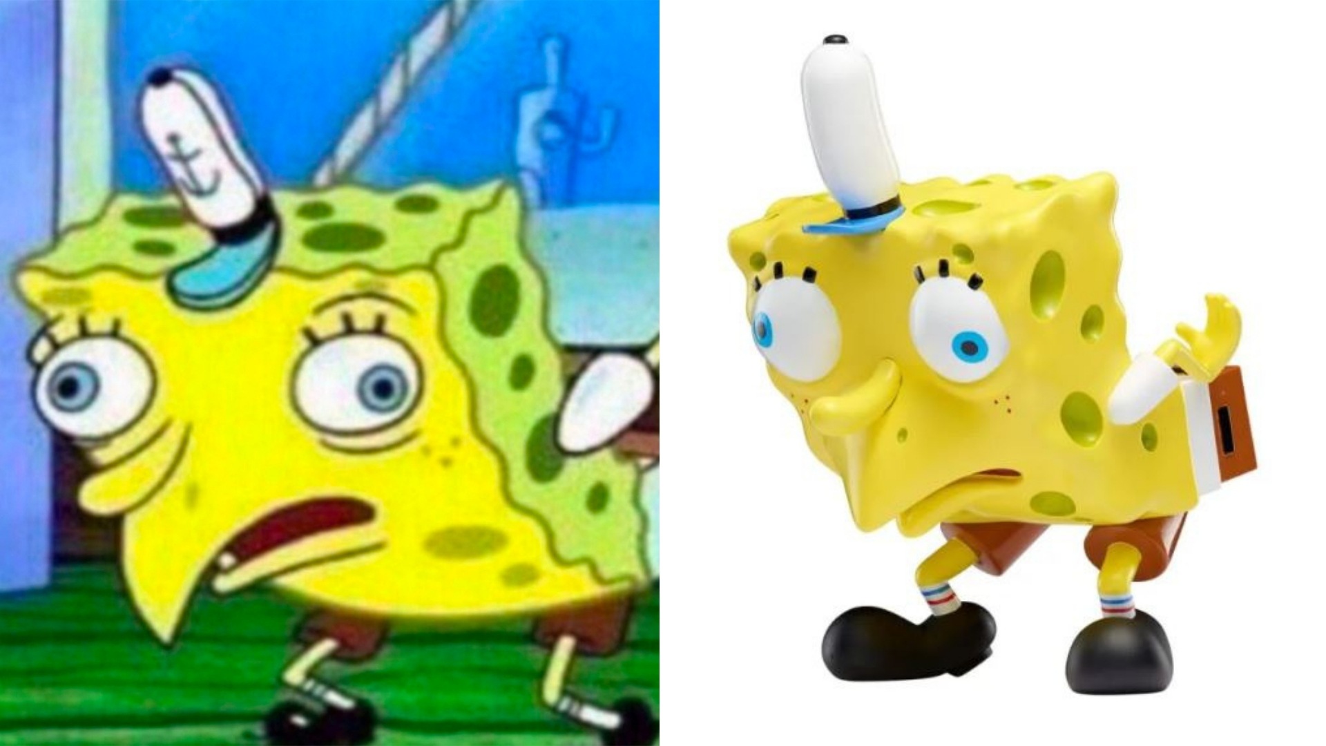 Nickelodeon crea figuras de Bob Esponja inspiradas en memes