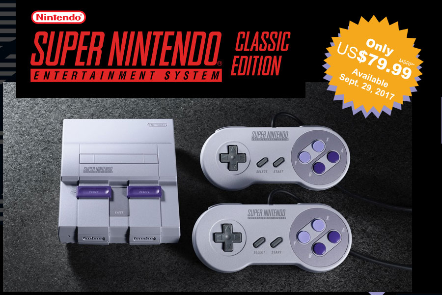 Nintendo confirma la SNES Classic que saldrá a la venta el mes de Septiembre