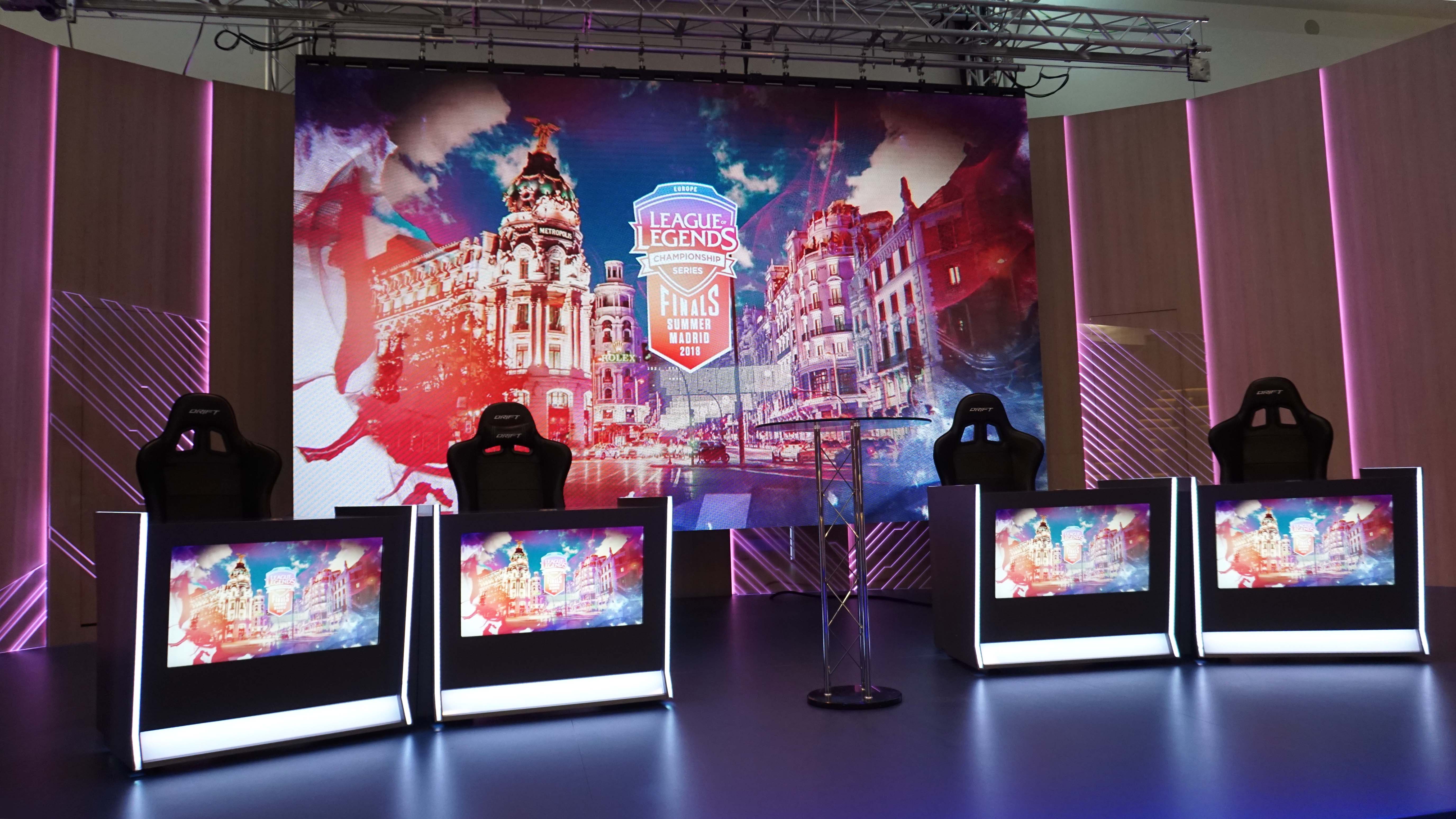 Todo listo para los playoffs de verano de la LCS EU en Madrid