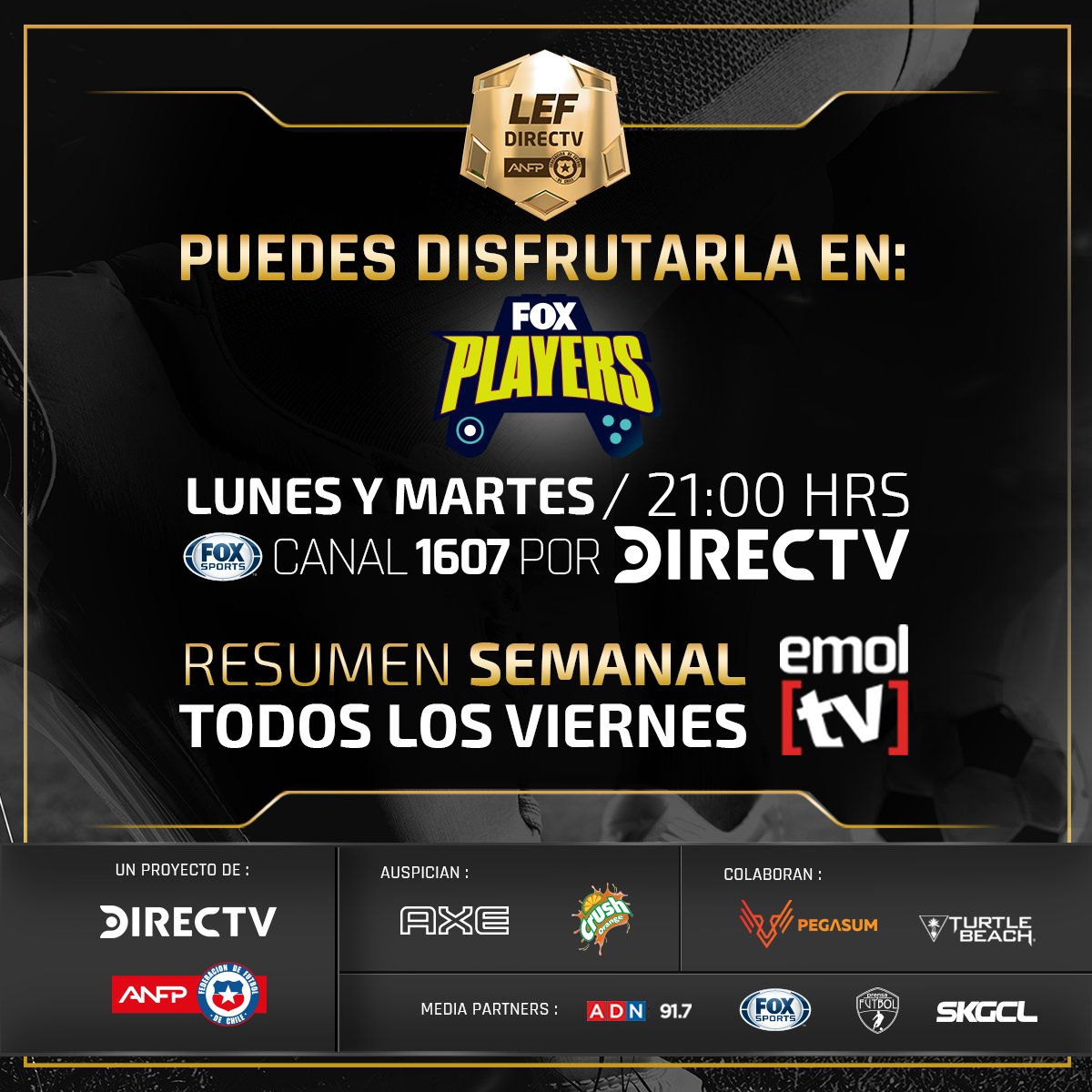 La Liga eSports Fútbol Directv se hace presente en los medios chilenos