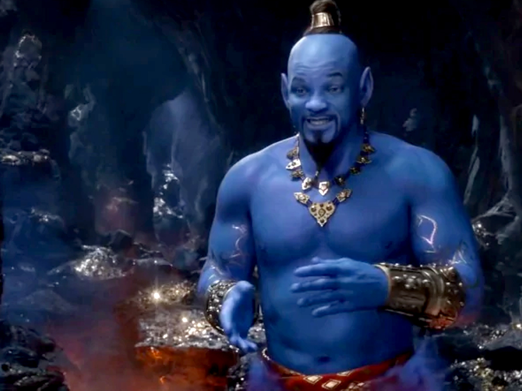 Aladdin estrena nuevo adelanto con un Will Smith azul