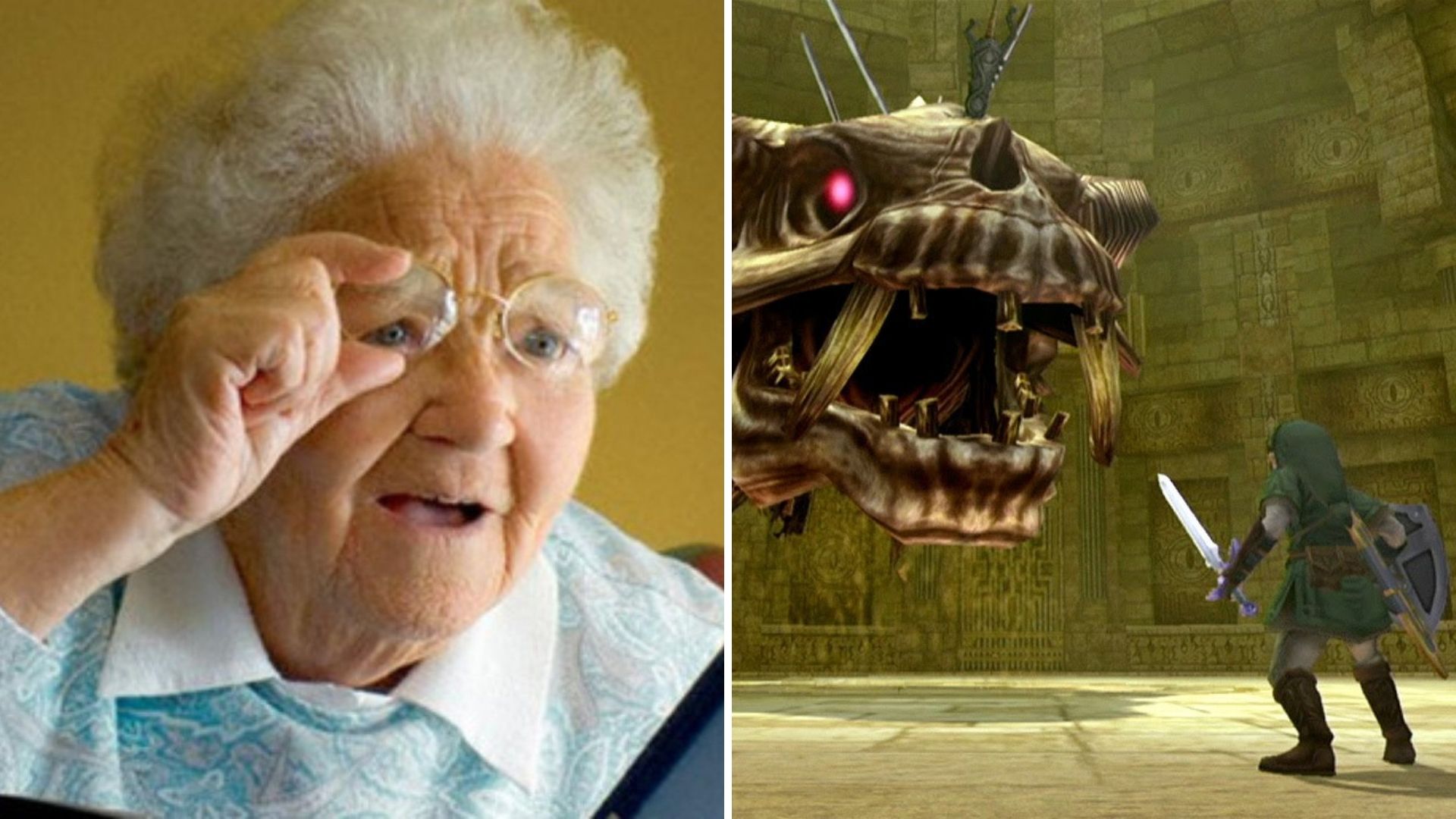 Abuela termina The Legend of Zelda: Twilight Princess después de 700 horas