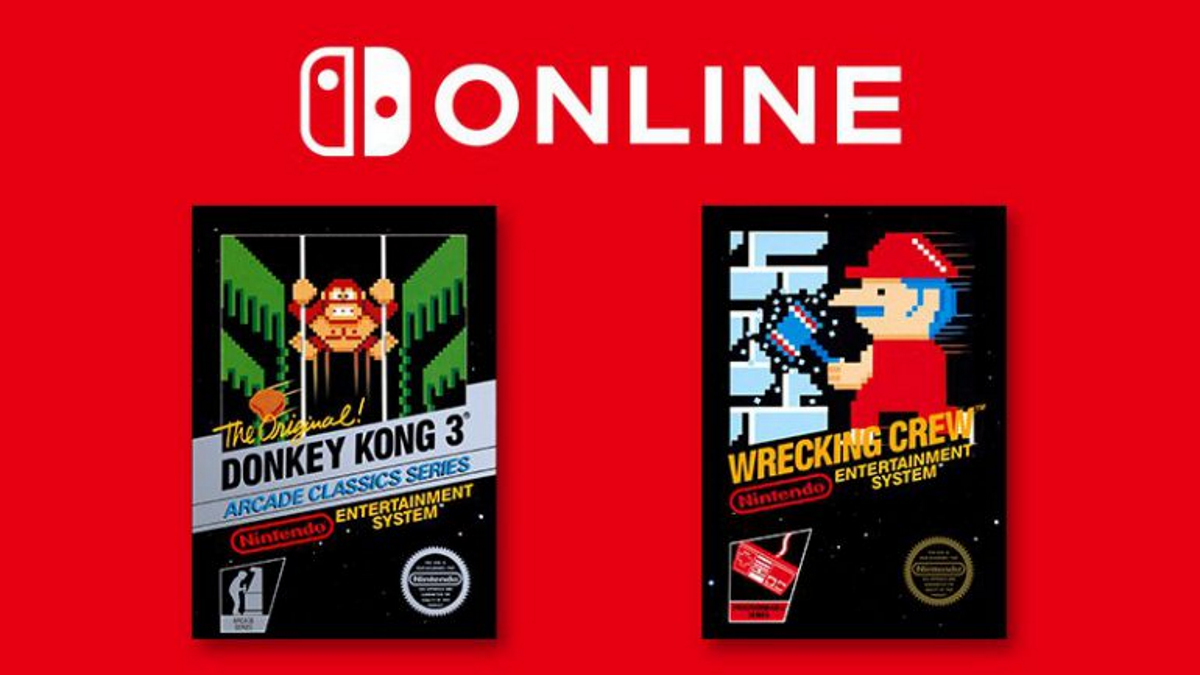 Donkey kong 3 y Wrecking Crew  llegan a Nintendo Switch online