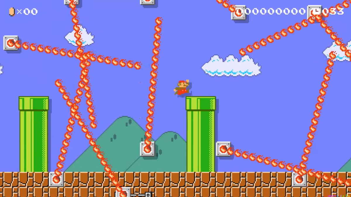 Transforman emblemático nivel de Super Mario a un difícil desafio en Mario Maker 2