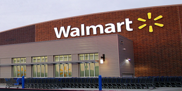 Exterior de sucuersal de Walmart