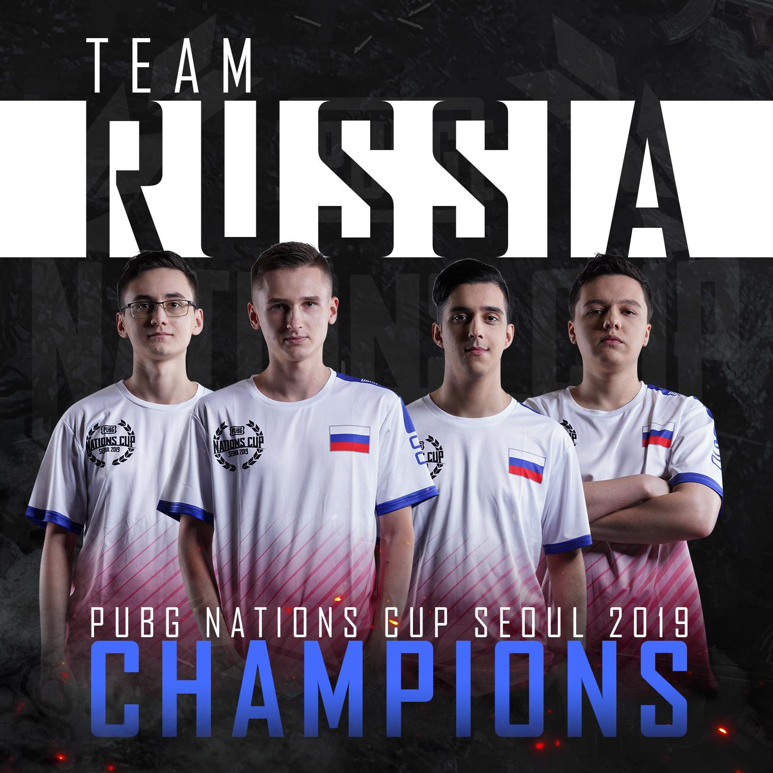 Rusia se consagra campeón de la PUBG Nations Cup