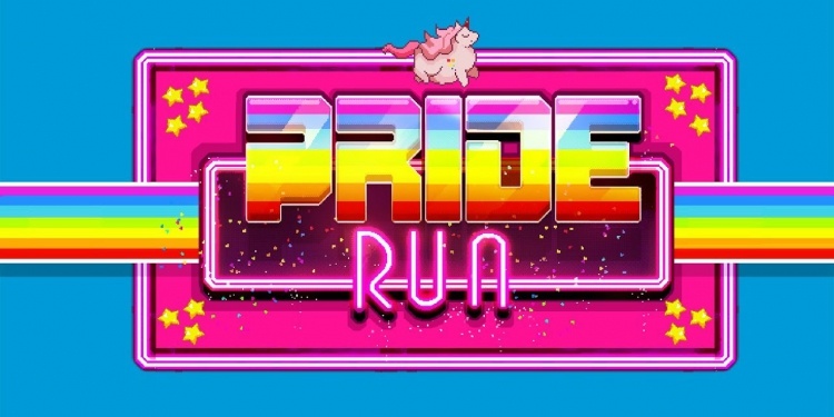 Pride Run pixel art