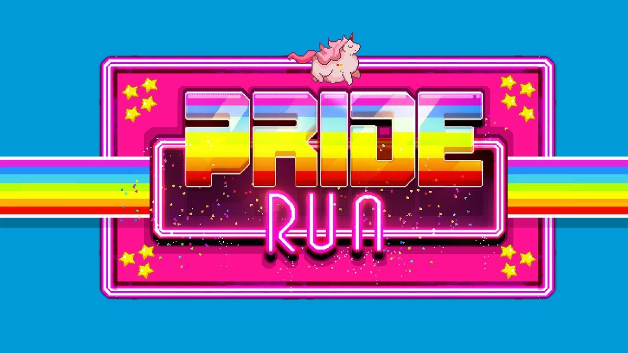 Pride Run pixel art