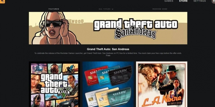 Rockstar Games Launcher preview