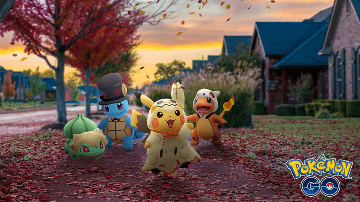 Pokémon con adorables disfraces marcarán el Halloween de Pokémon GO