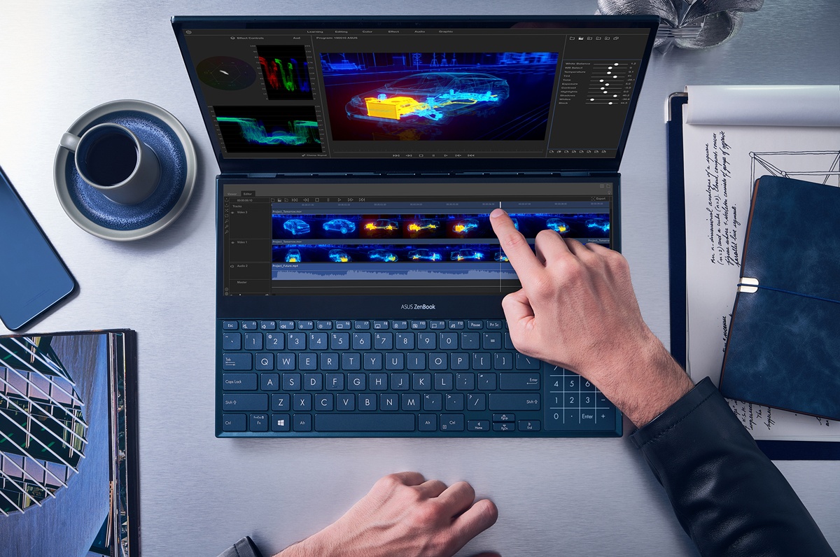 Llega a Chile el ASUS ZenBook Pro Duo, un notebook con dos pantallas