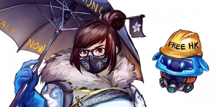 Bllizzard's Mei used in Hong Kong's protest