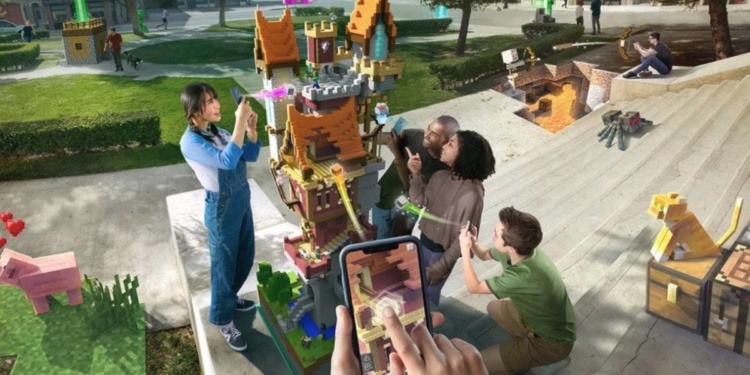 Minecraft Earth promotional image