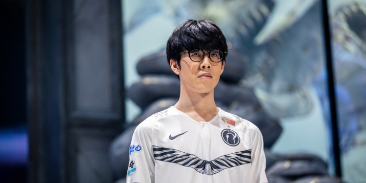 Madrid, Spain - November 2: --- during Worlds 2019 Semifinals at Palacio Vistalegre on November 2, 2019 in Madrid, Spain. (Photo by Colin Young-Wolff/Riot Games)