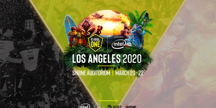 ESL One Los Angeles 2020 main banner