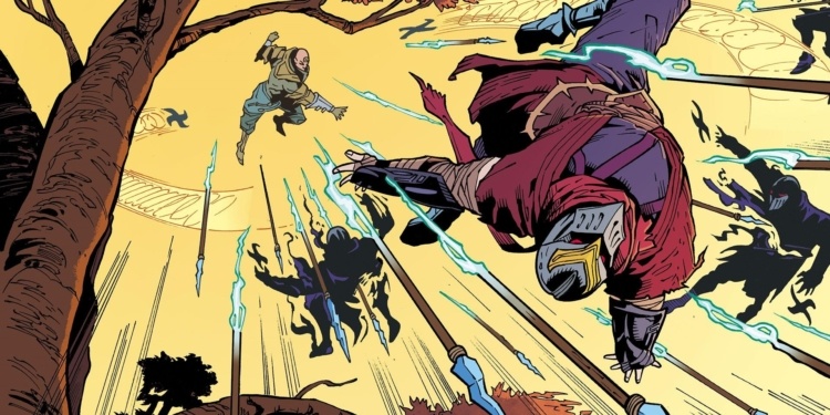 Zed art in comic