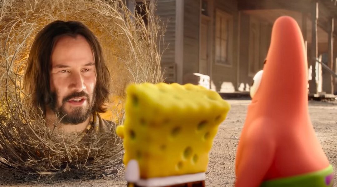 El tráiler de «Bob Esponja: Al Rescate» nos presenta a Keanu Reeves
