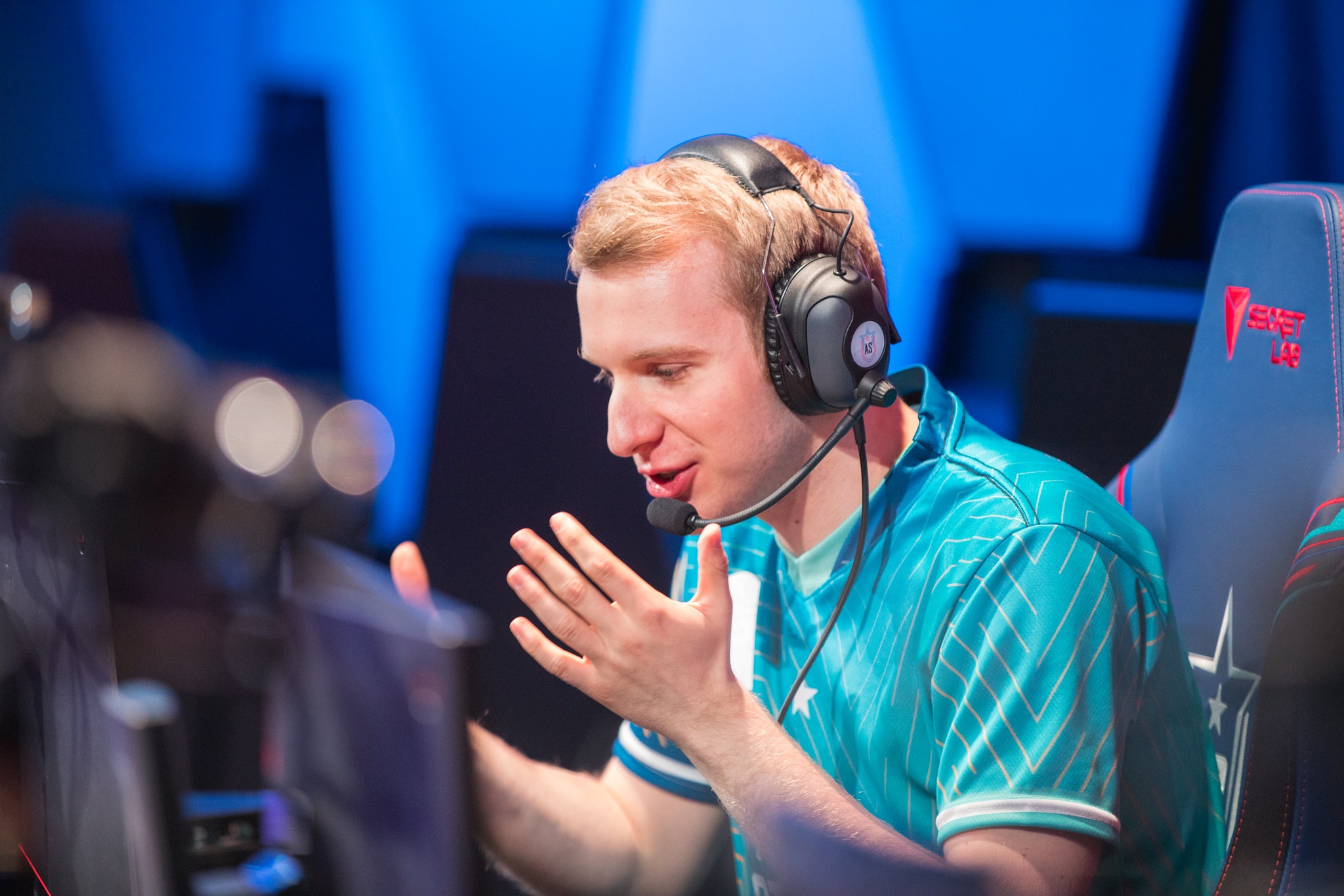 Jankos at ASE 2019's stage