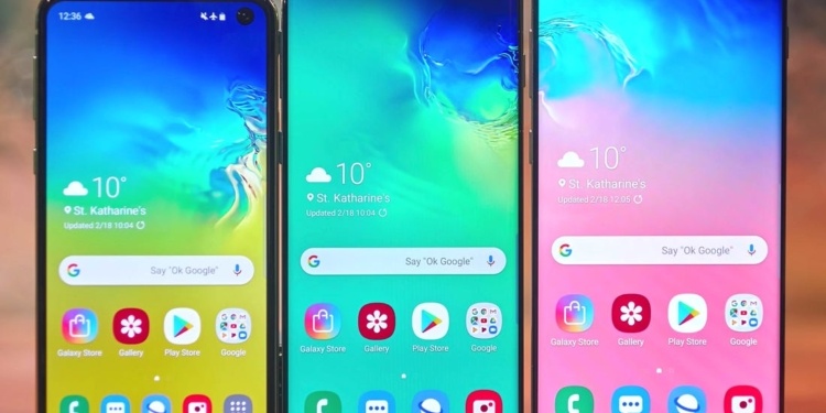 Samsung Galaxy S10's versions