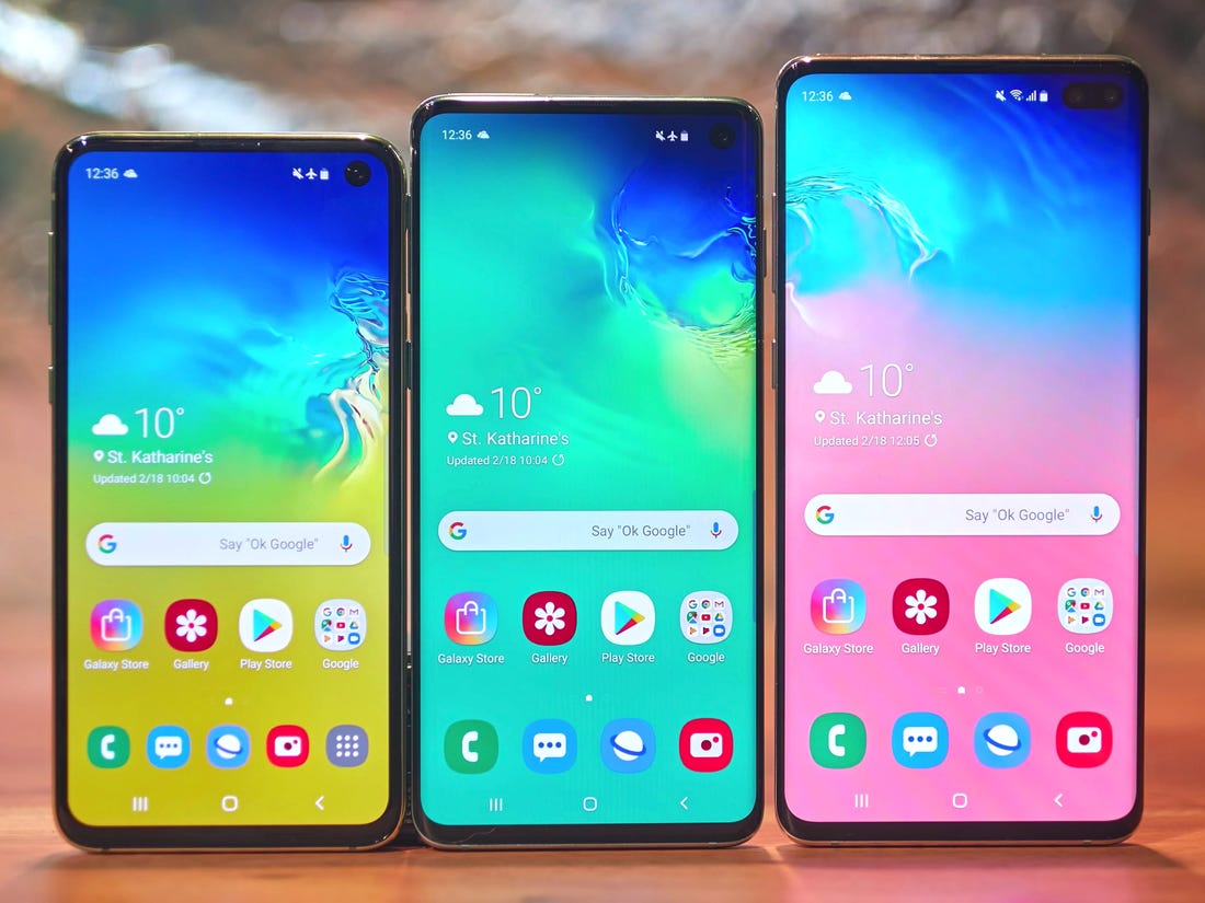 Samsung Galaxy S10's versions