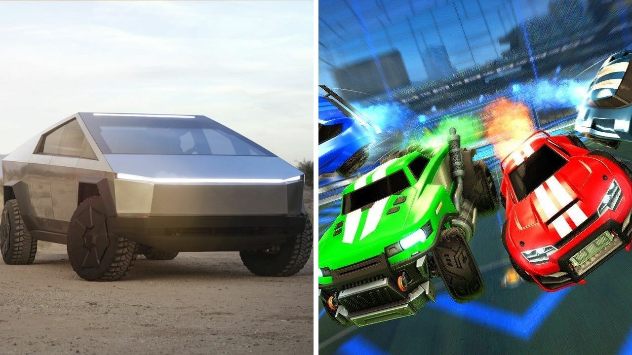 Crean campaña para incorporar el Cybertruck de Tesla en Rocket League