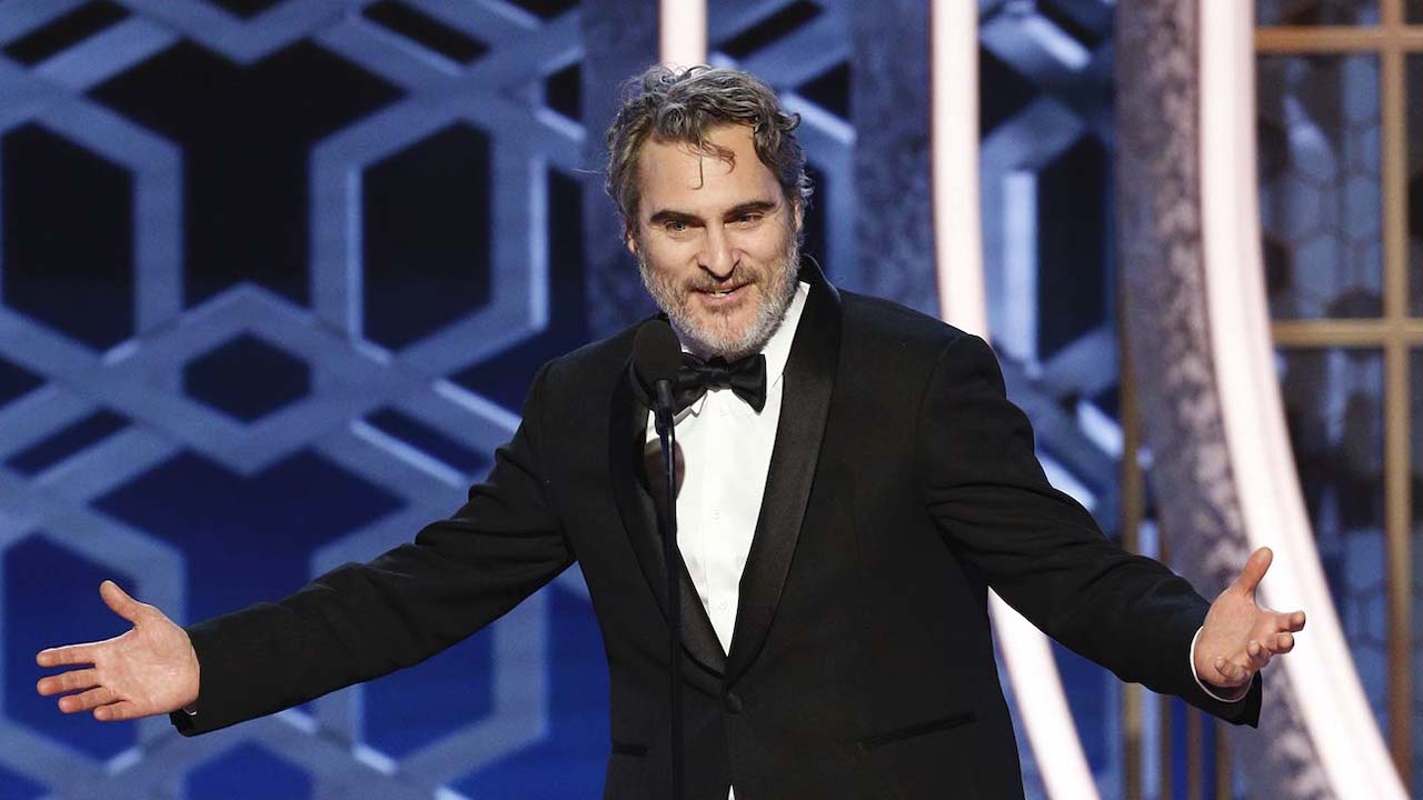 Joquin Phoenix at 2020 Golden Globes