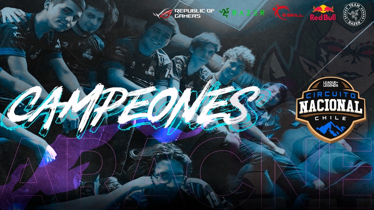 Circuito Nacional Chile: Aracne Esports se coronó campeón del primer torneo