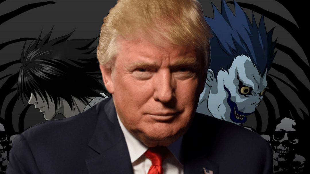 Donald Trump tuvo una aparición en la secuela de Death Note
