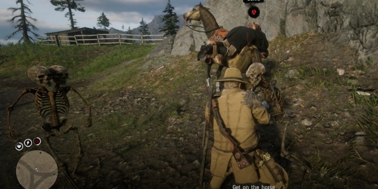Esqueleto de dos cabezas está aterrorizando a los jugadores de Red Dead Redemption 2