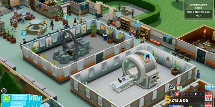 Two Point Hospital in game capture