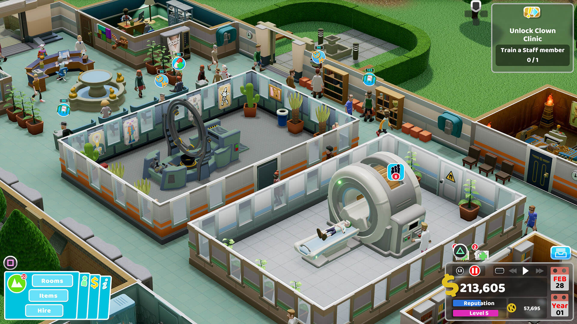 Two Point Hospital in game capture