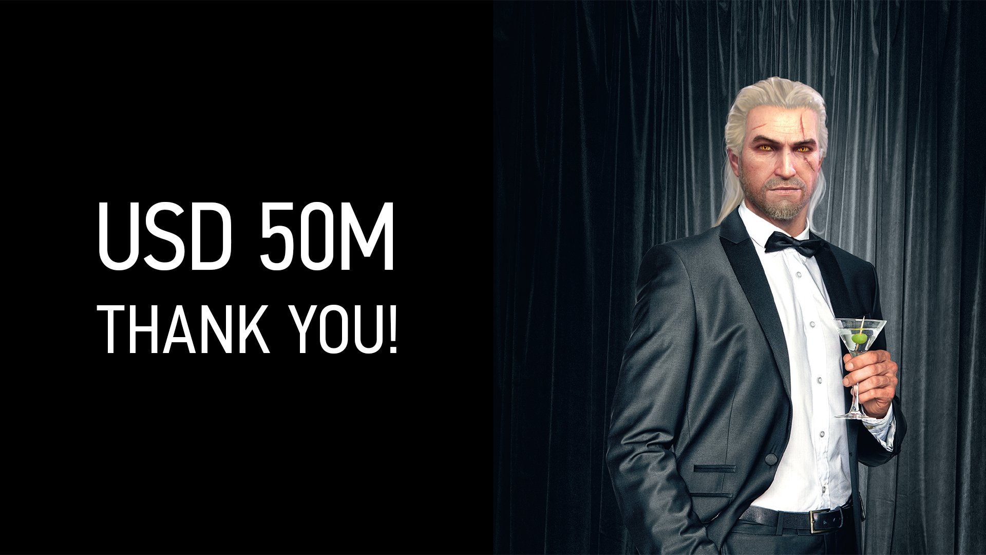 The Witcher 3 generó más de 50 millones de dólares a través de Steam